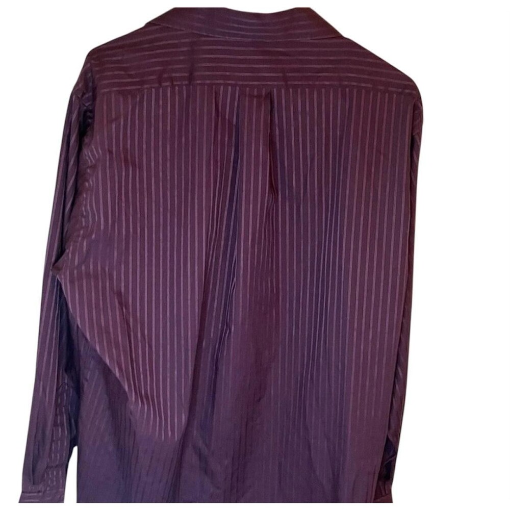 Van Heusen Lot 3 Men’s Dress Shirts Neck 16 16.5 Wrinkle Free Fitted Pincord - Picture 5 of 13